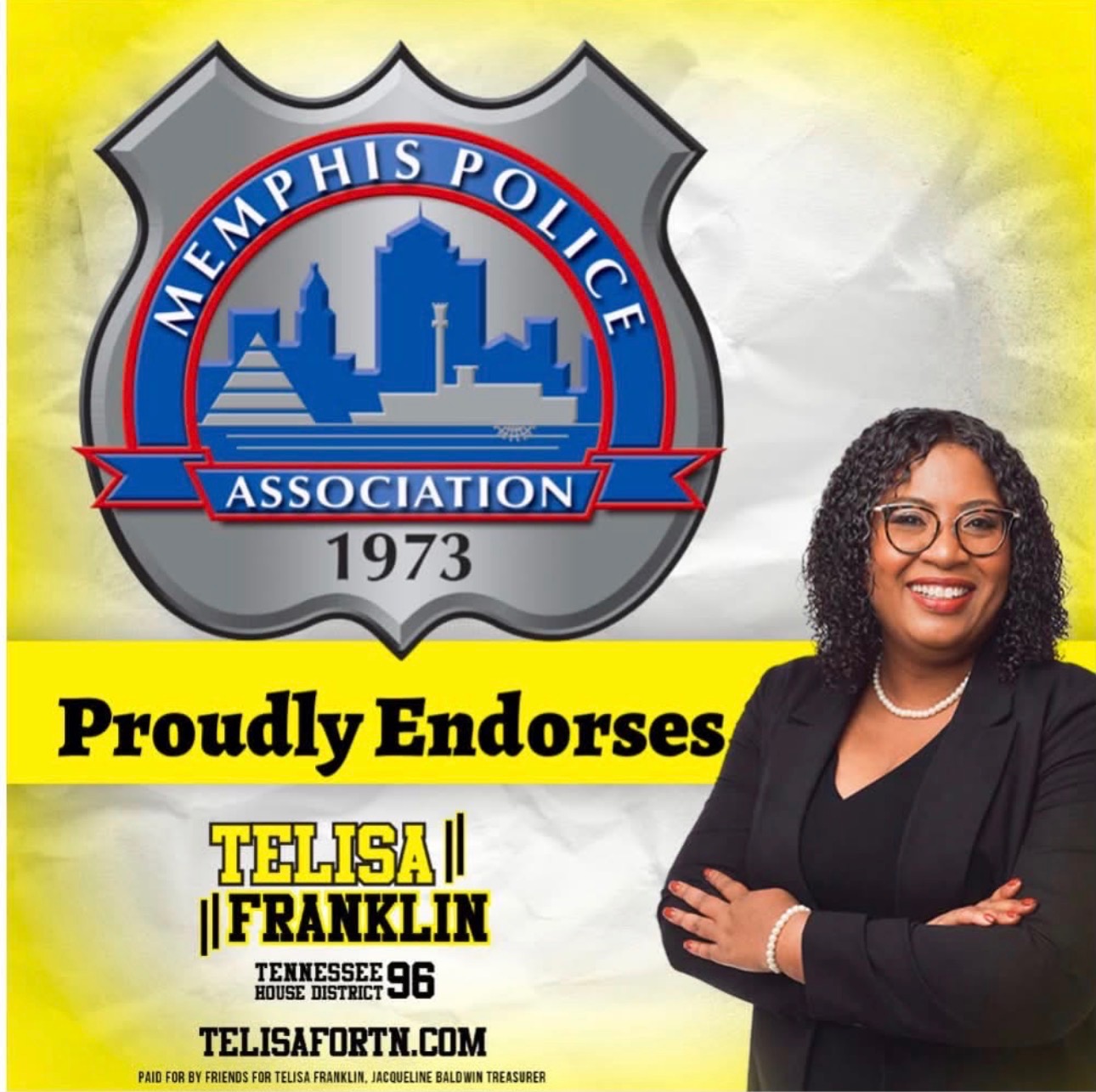 Telisa Franklin campaign flyer