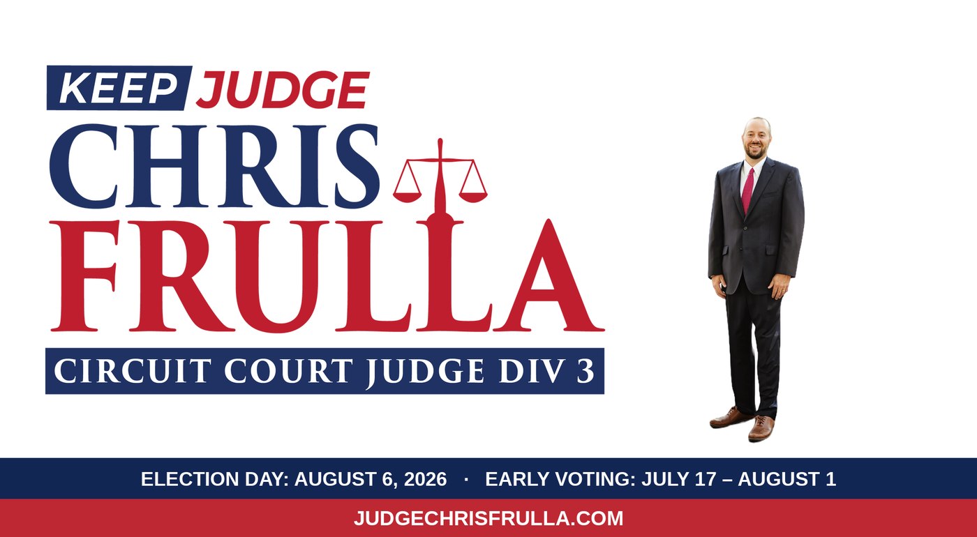 Judge Chris Frulla campaign flyer