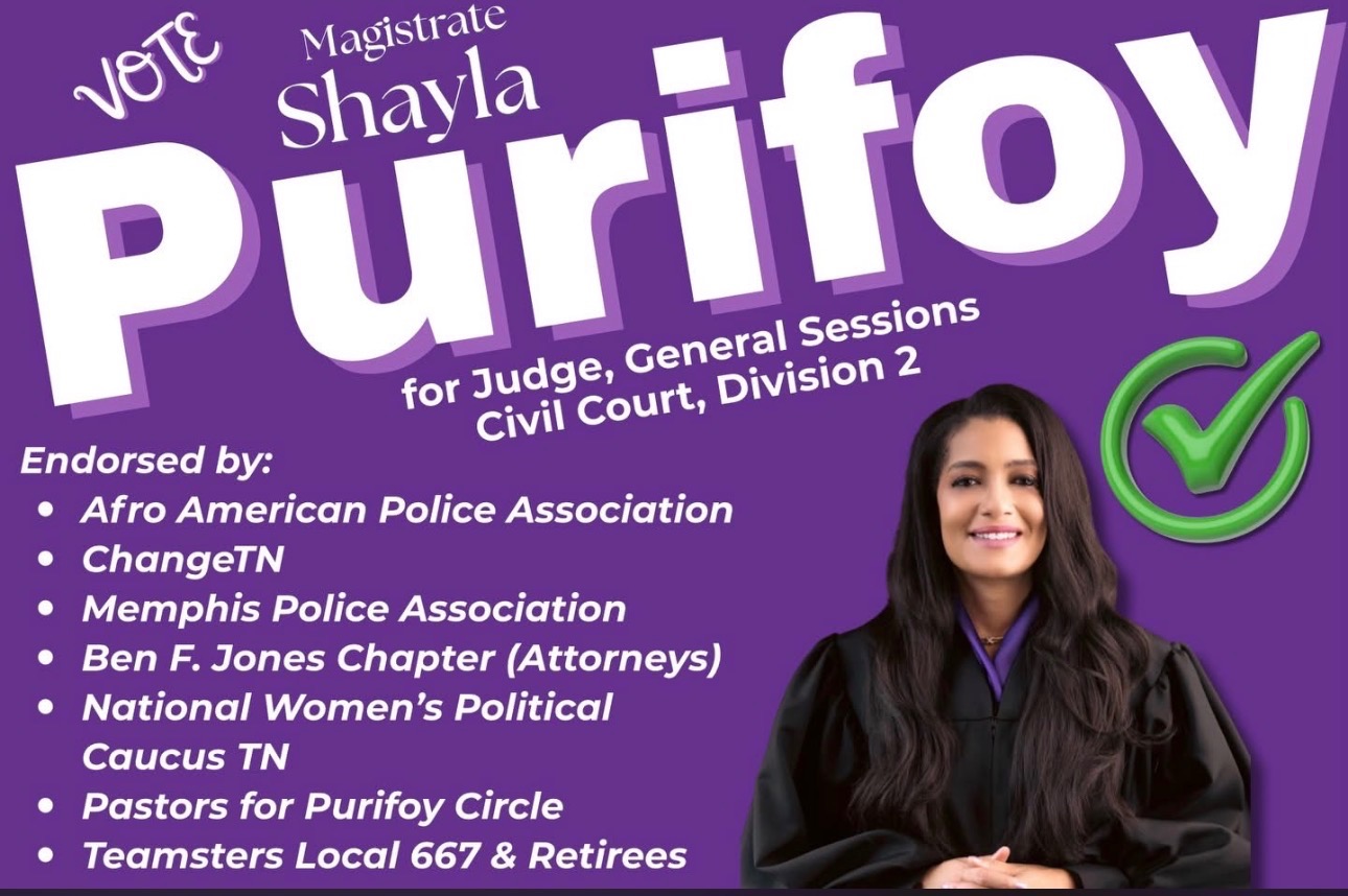 Shayla Purifoy campaign flyer