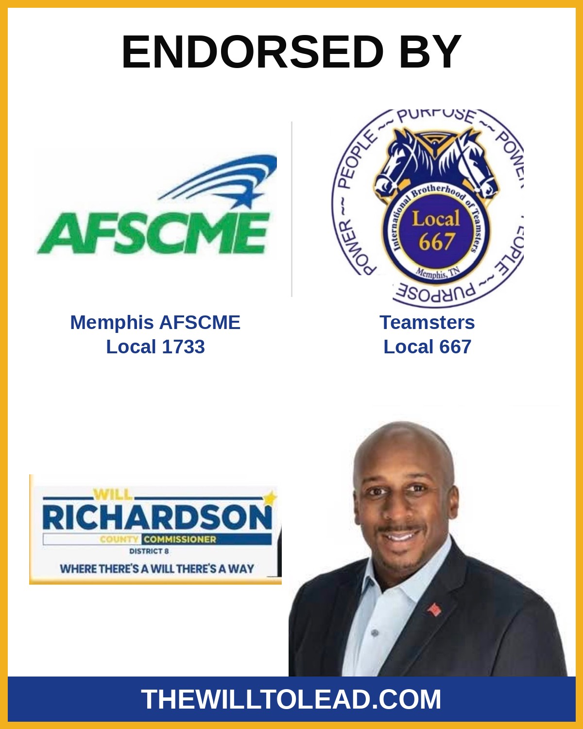 Will Richardson campaign flyer