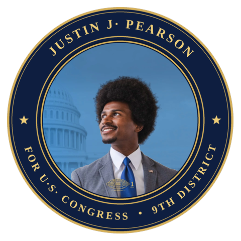 Justin J. Pearson for U.S. Congress logo